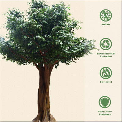 1000cm Height Artificial Banyan Tree Big Ficus For Outdoor Amusement Park