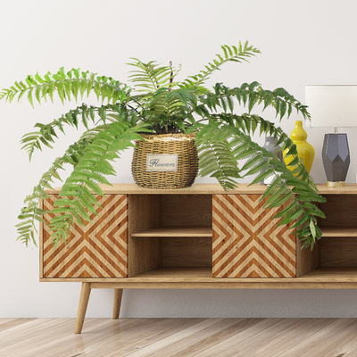 Pu Artificial Potted Floor Plants For Garden Decoration