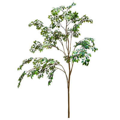 Custom Corner Artificial Ficus Tree Space Decoration Minimalist Style
