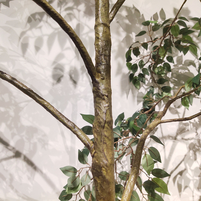 Custom Corner Artificial Ficus Tree Space Decoration Minimalist Style
