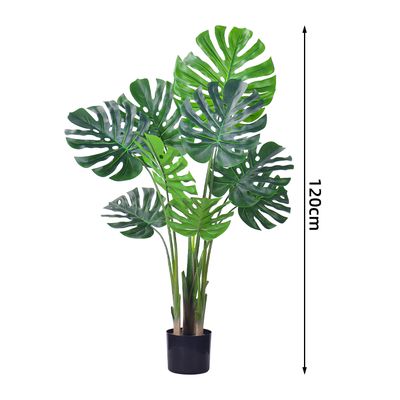 4ft 5.3ft 6ft Realistic Artificial Monstera Plant​ For Home And Office Decoration Custom Sizes Available
