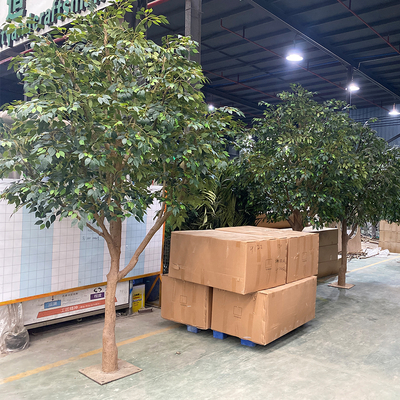 8.2ft 250cm Silk 8 Ft Artificial Ficus Tree ​Faux Plant For Outdoor Home Wedding Parties Decoration