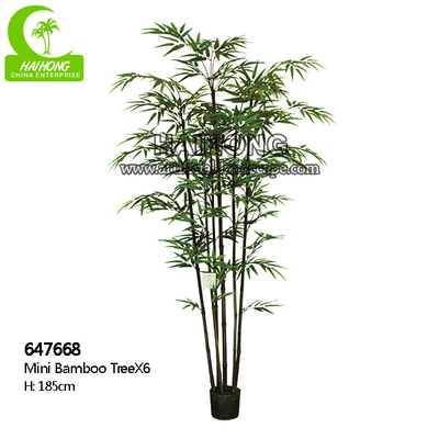 Lifelike Artificial Green Bamboo Tree For Garden And Landscpe Decoration