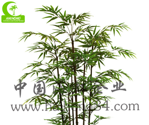Lifelike Artificial Green Bamboo Tree For Garden And Landscpe Decoration