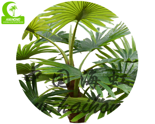 All Season Artificial Palm Plants Outdoor , 6ft Faux Tree For Decoration