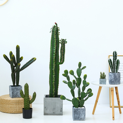 18cm All Season Artificial Potted Floor Plants Mini Bonsai Succulent Countertop Ornaments