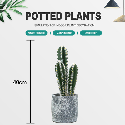 18cm All Season Artificial Potted Floor Plants Mini Bonsai Succulent Countertop Ornaments