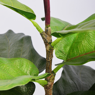 Modern Plastic Fiddle Leaf Fig Home Outdoor Landscaping Garden Decor