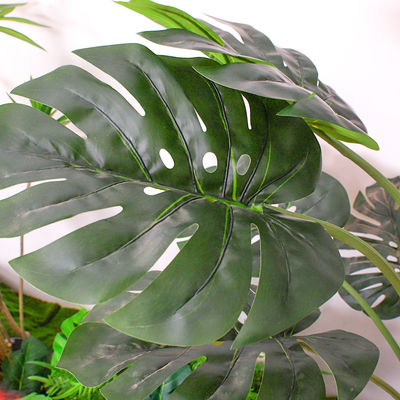 No Caring Artificial Landscape Trees With Lily Bamboo Monstera Small Plants Evergreen