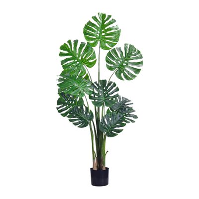 4ft 5.3ft 6ft Realistic Artificial Monstera Plant​ For Home And Office Decoration Custom Sizes Available