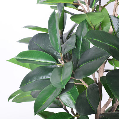 Tropical Faux Oak Tree Bonsai Plant Faux Rubber Tree Plant​ for Home & Garden Decorative Artificial Rubber Tree for Backyard Decor