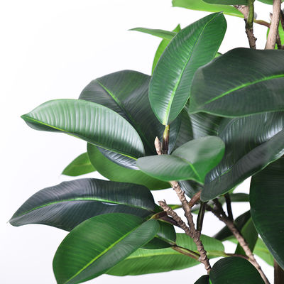 Tropical Faux Oak Tree Bonsai Plant Faux Rubber Tree Plant​ for Home & Garden Decorative Artificial Rubber Tree for Backyard Decor