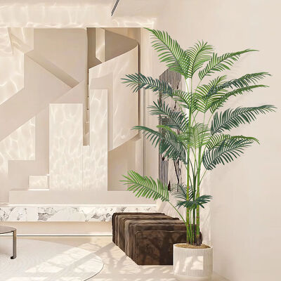 180cm New Hawaii Palm Artificial Tropical Palm Potted Faux Green Plants for Indoor Decoration