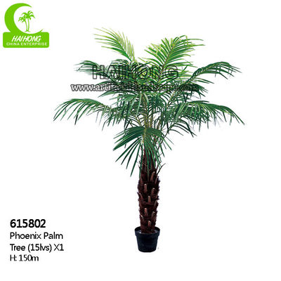 Fiberglass Trunk H150cm Large Artificial Palm Trees For Outside